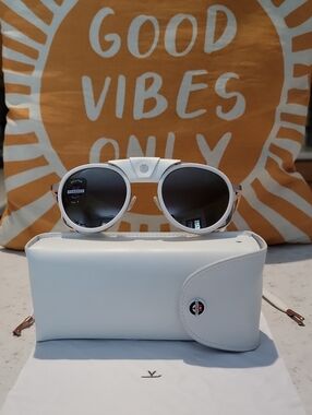 Vuarnet Glacier Genesis Sunglasses Titanium Mineral Glass Lenses Double Gradient